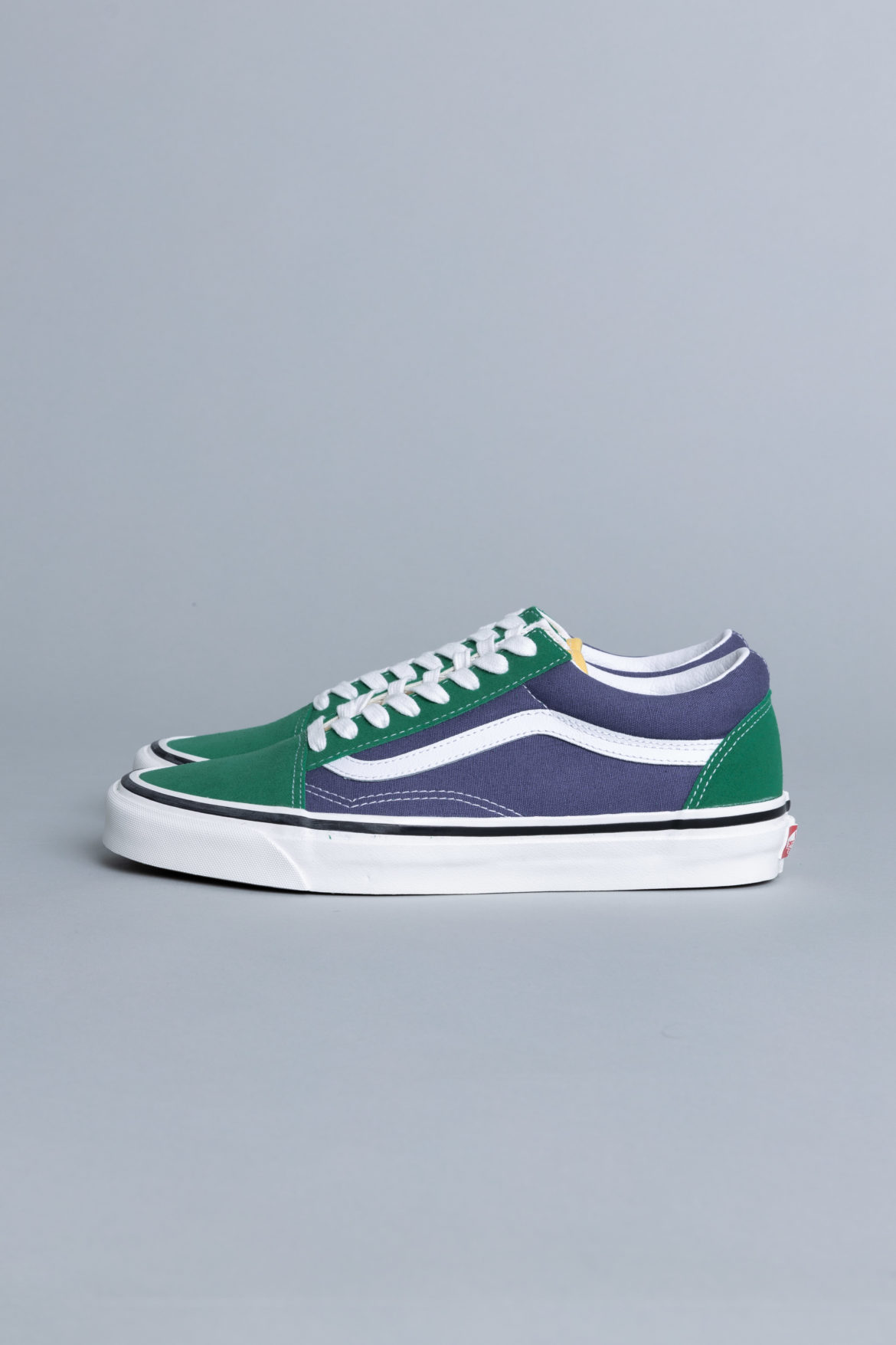 green and purple vans