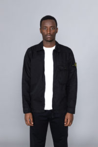 Stone Island Zip Overshirt Black - Centrevillestore