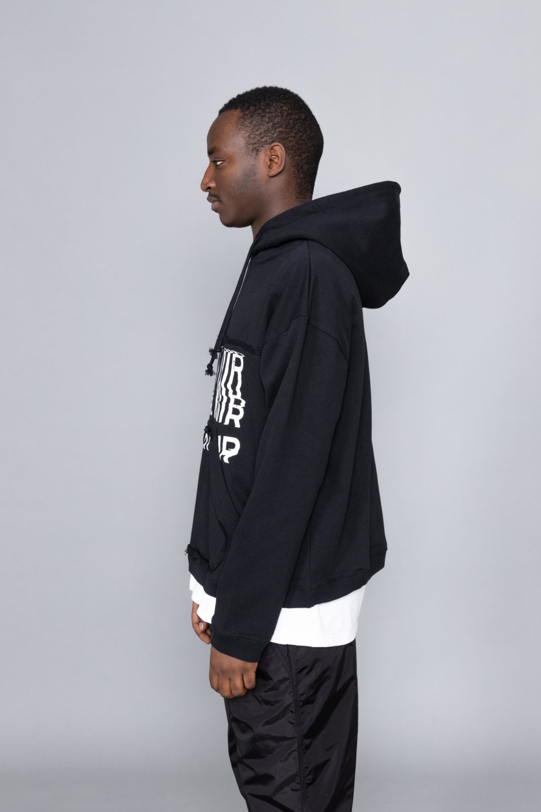 Mrc Noir Fake Pocket Hoodie marché noir - Centrevillestore