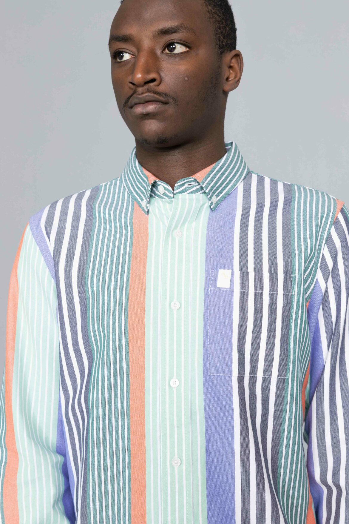 Aime Leon Dore Striped Oxford Shirt - Centrevillestore