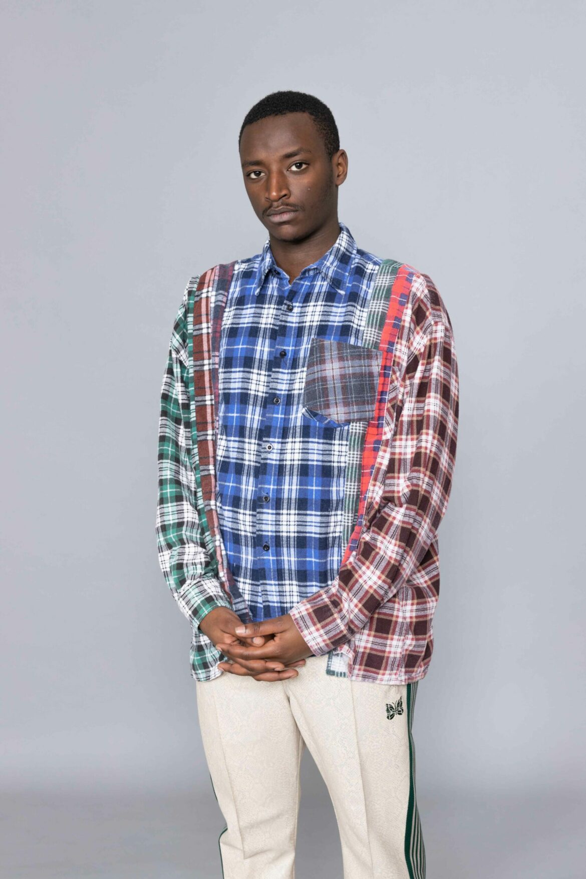 Needles 7 Cuts Flannel Shirt Wide nepenthes - Centrevillestore