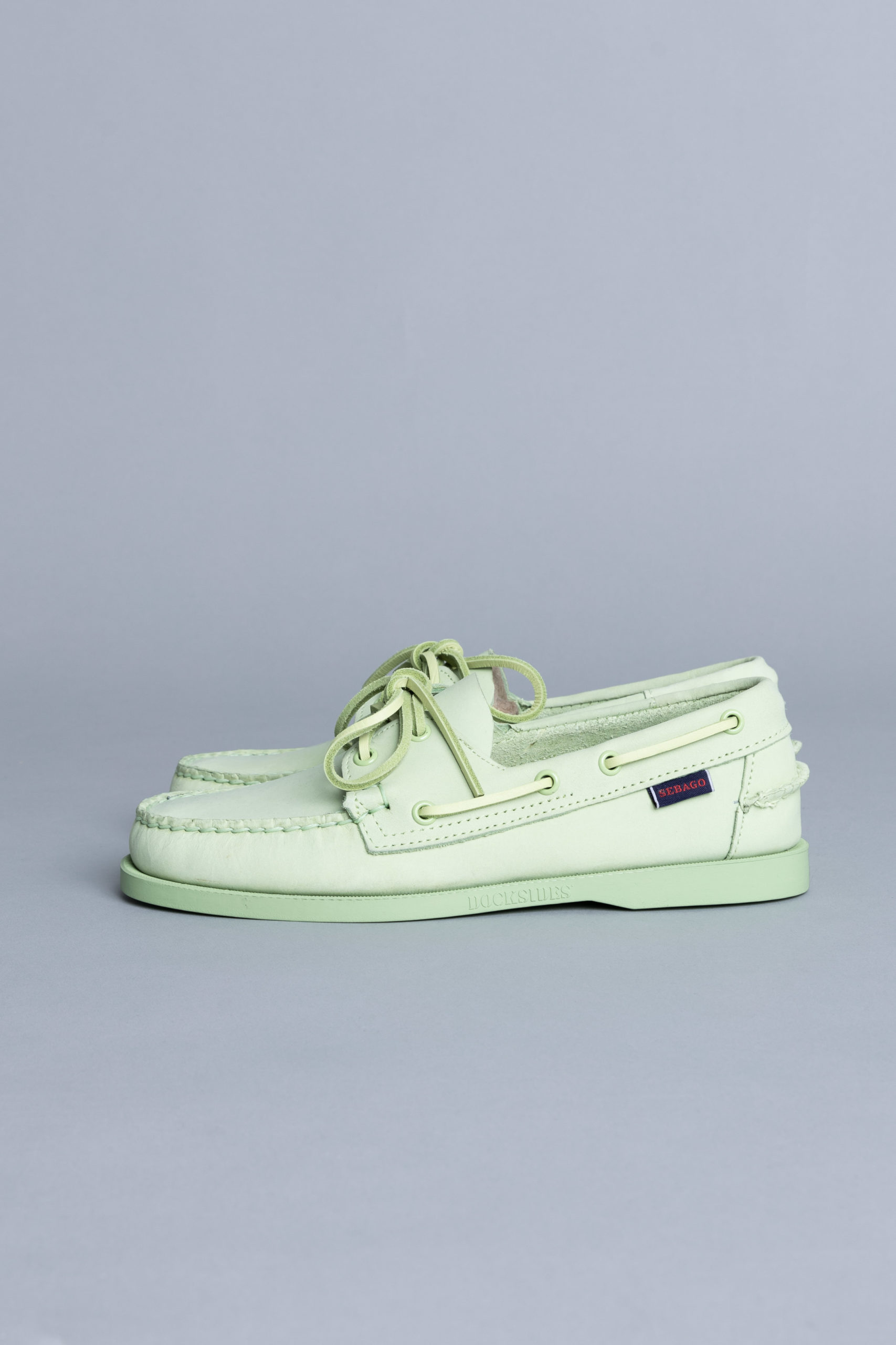 sebago docksides green