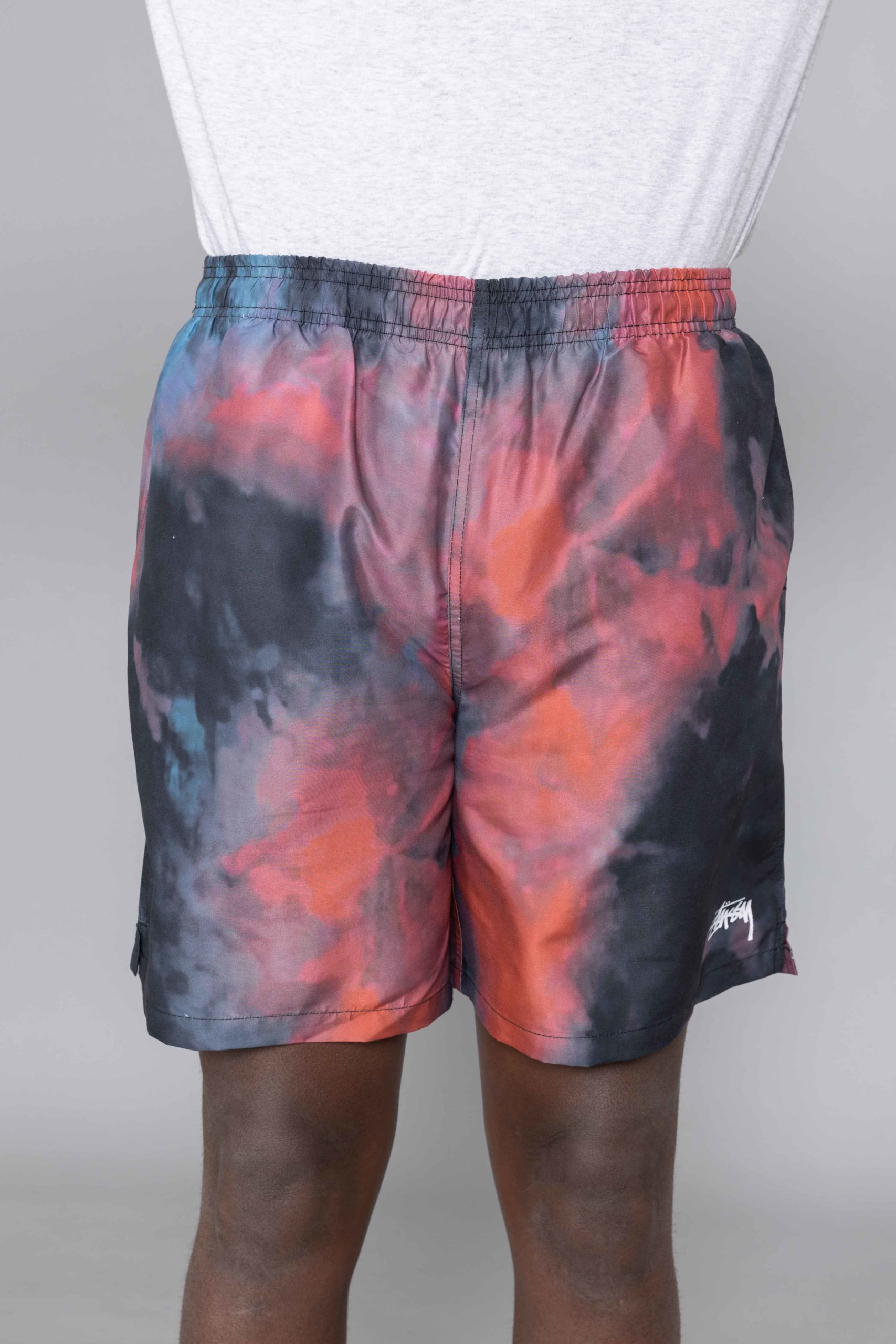 Tie dye water short hot sale stussy