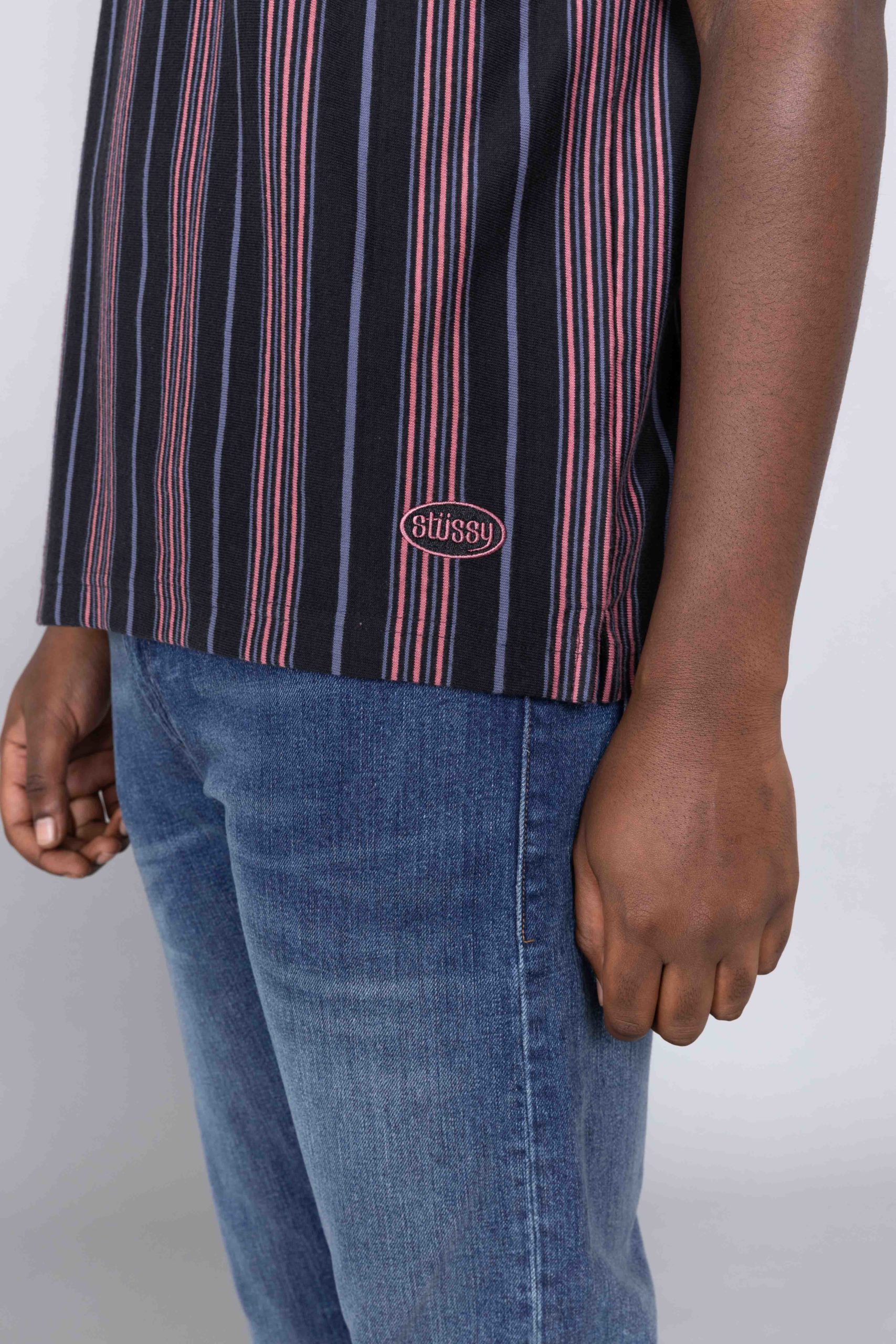 Stussy revival discount stripe polo