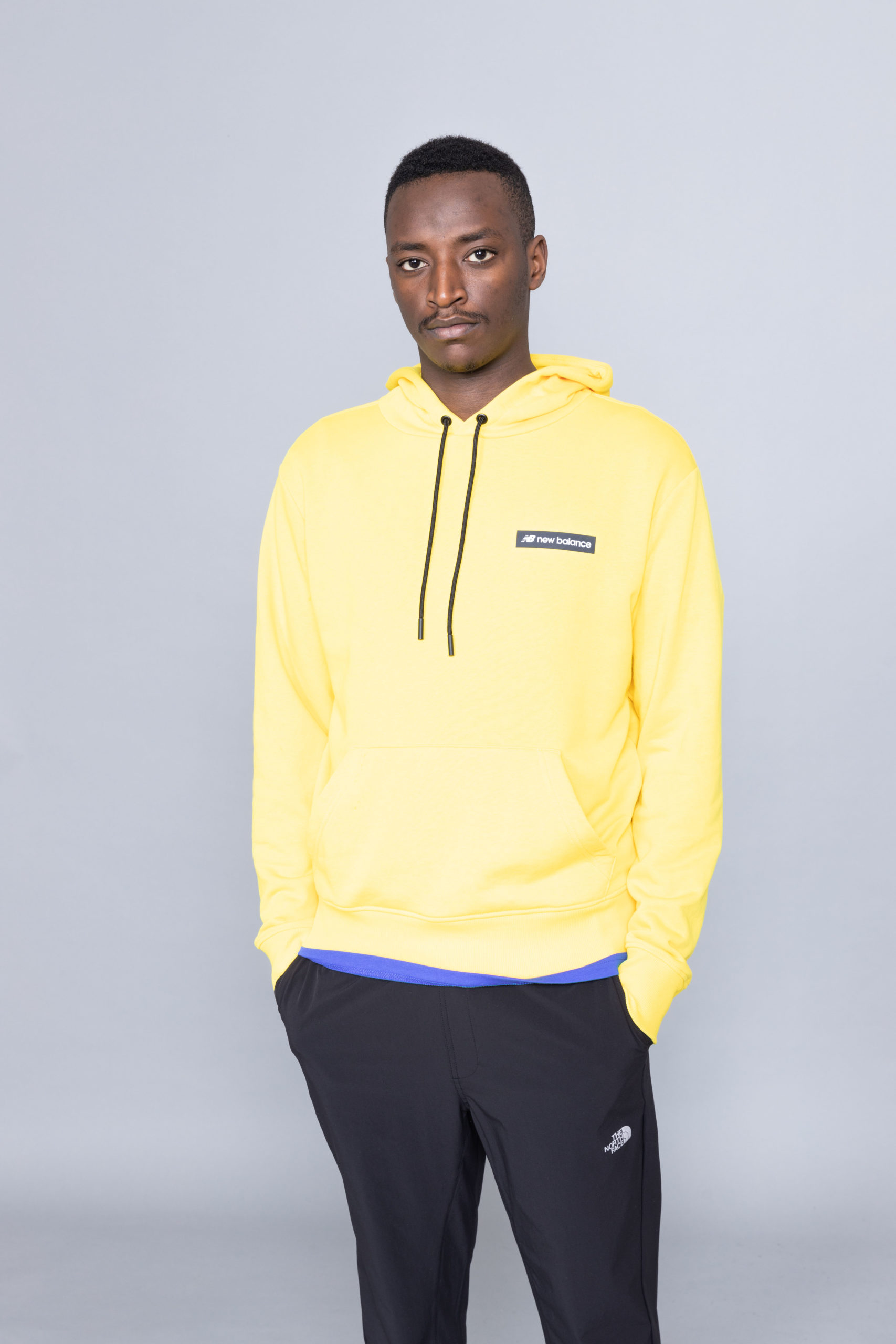 Yellow new cheap balance hoodie