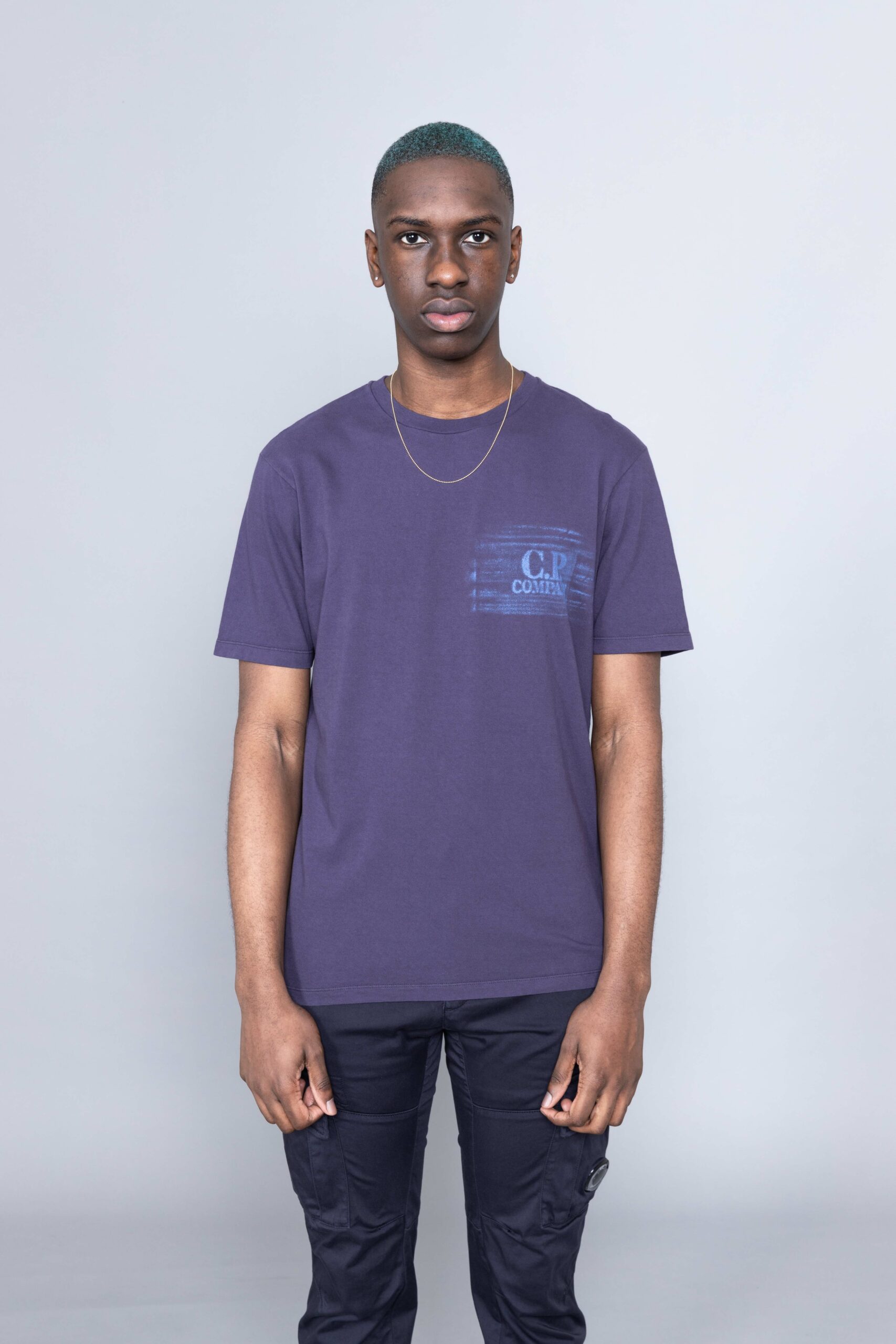 cp company reverse goggle print t shirt