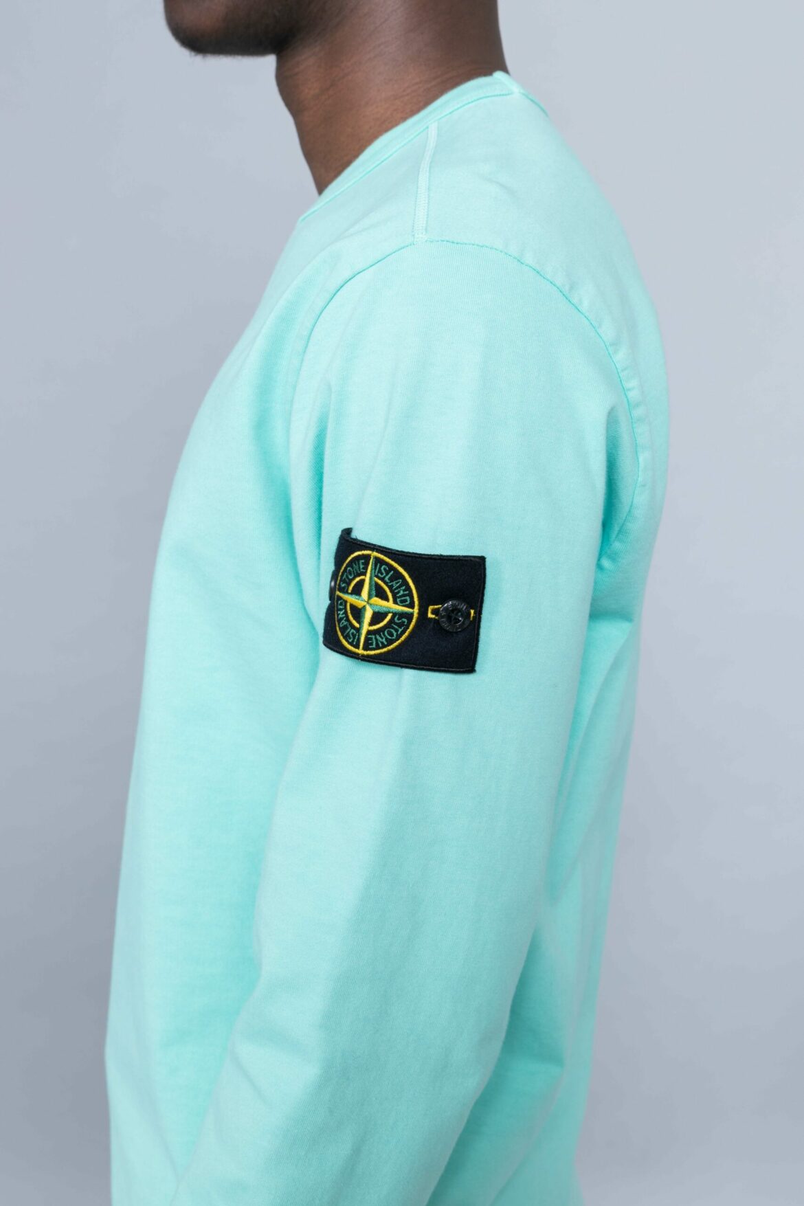 Stone Island Long Sleeve Sweat Aqua brussels - Centrevillestore