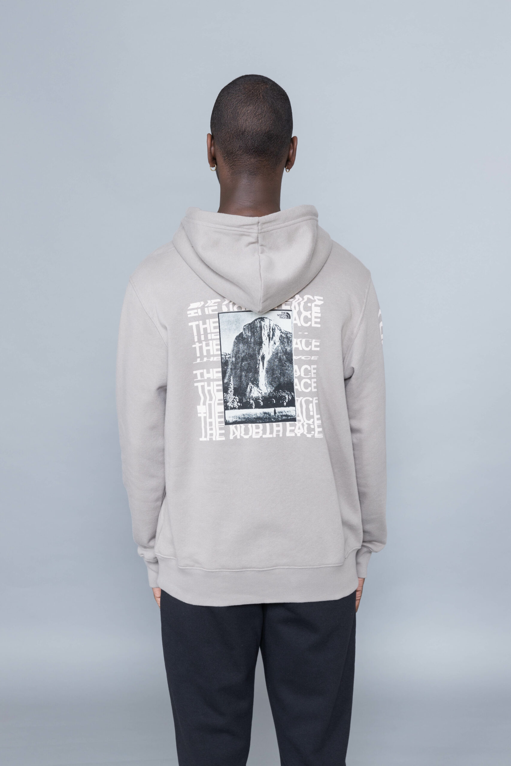 Grey hot sale graphic hoodie