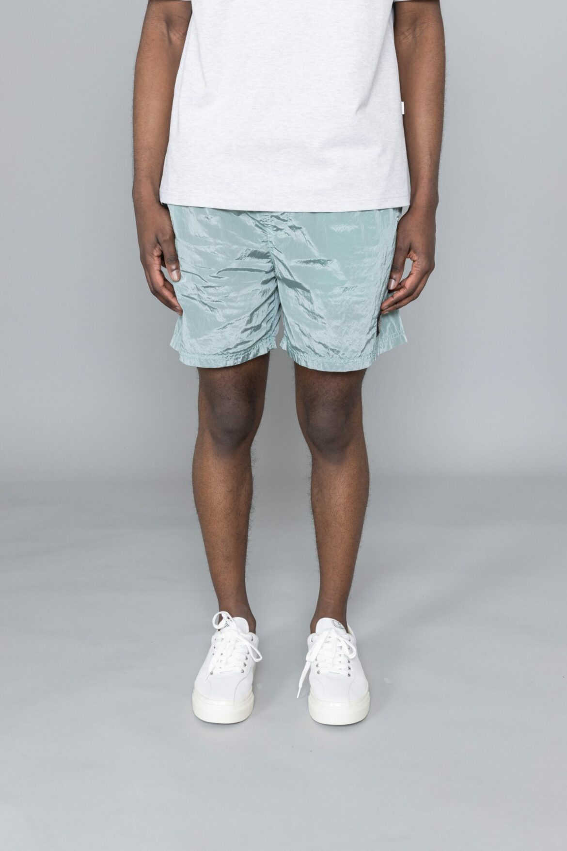 aqua stone island shorts