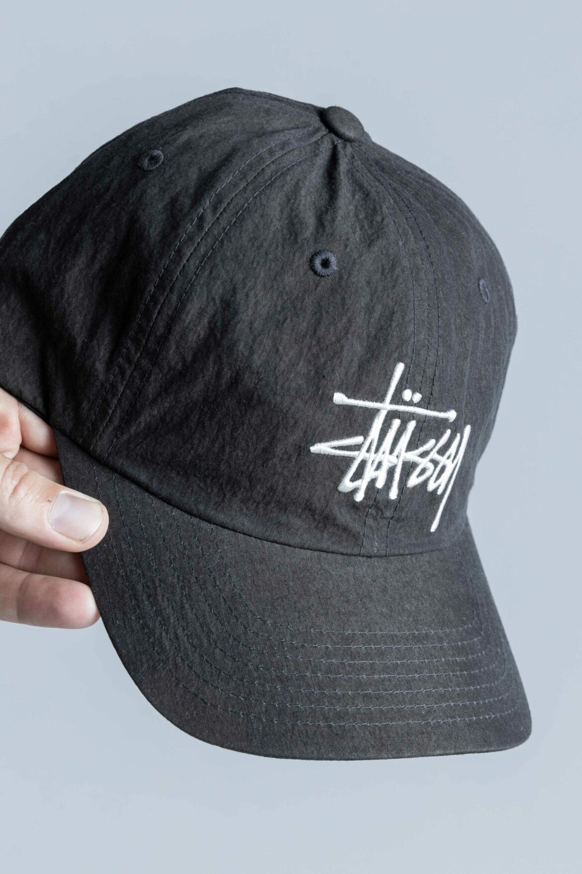 Stussy Bio Washed Big Logo Low Pro Cap men store Centrevillestore