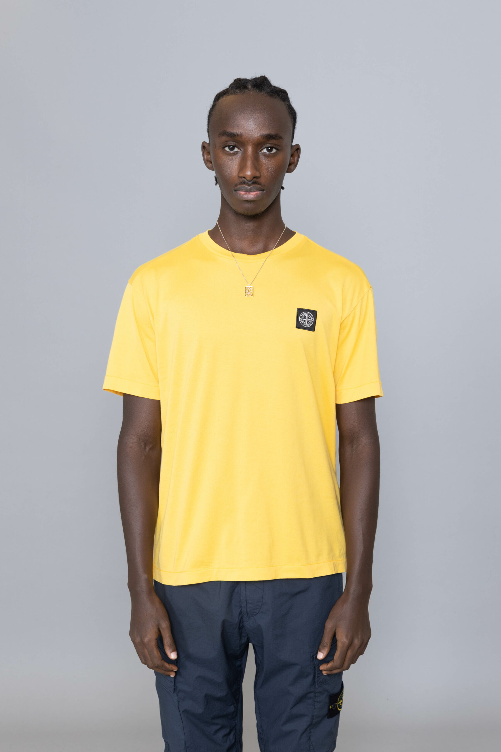 stone island t shirt yellow