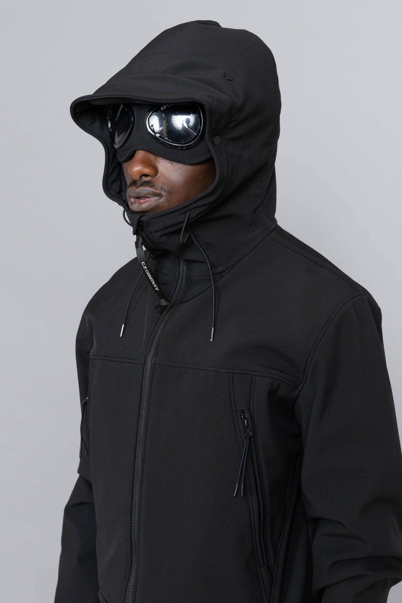 C.P. Company Shell-R Goggle Jacket Black • Centreville Store