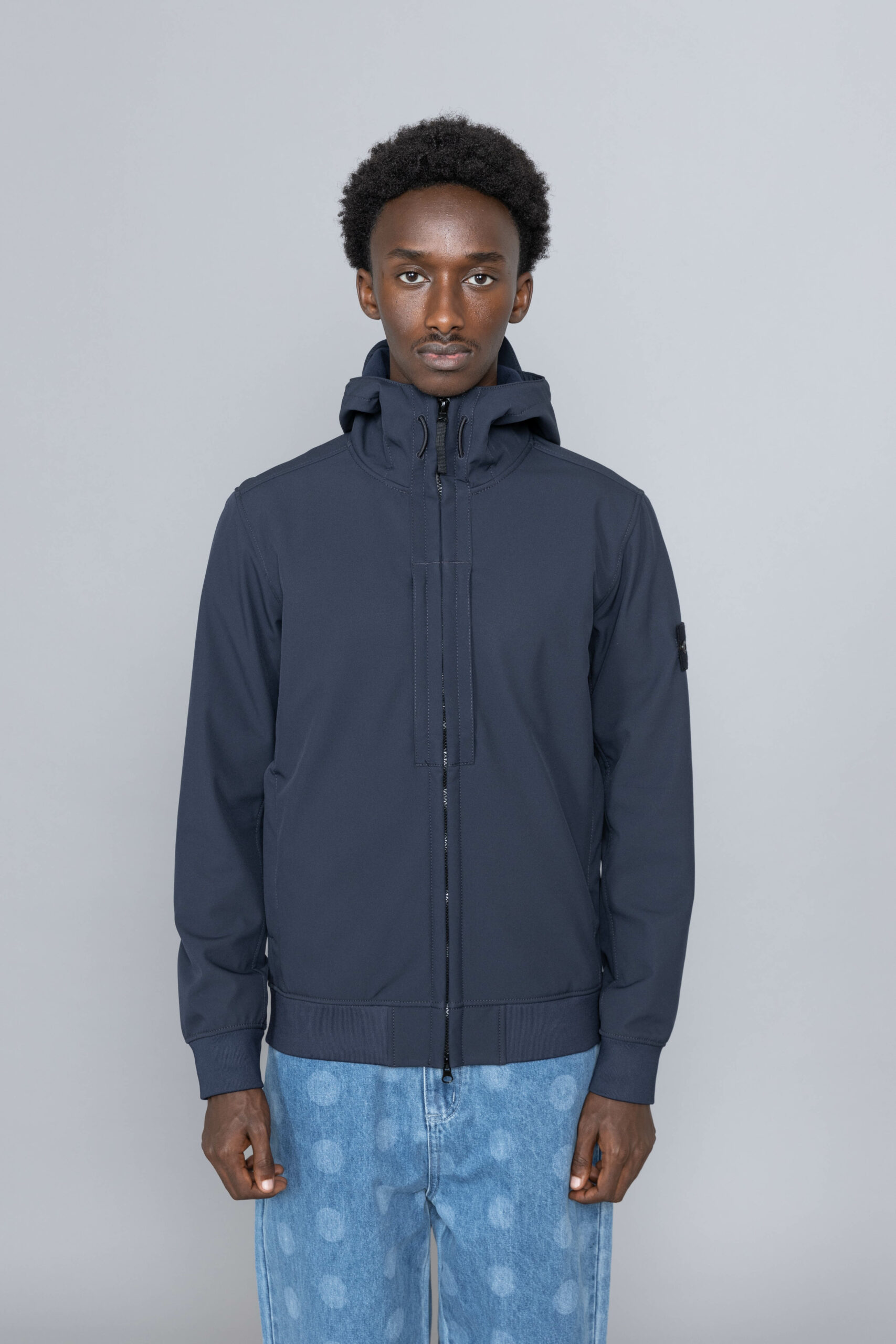 Stone Island Soft Shell-R Jacket Dark Navy • Centreville Store