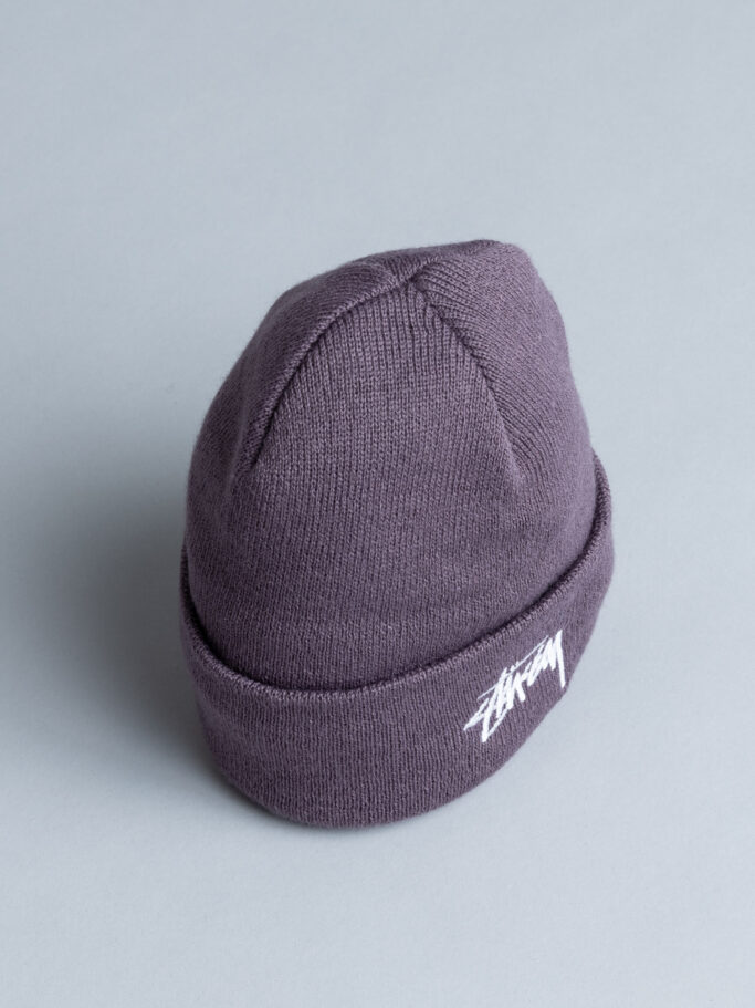 関純正ケース付☆STUSSY☆Embossed Smooth Stock Skullcap Beanie