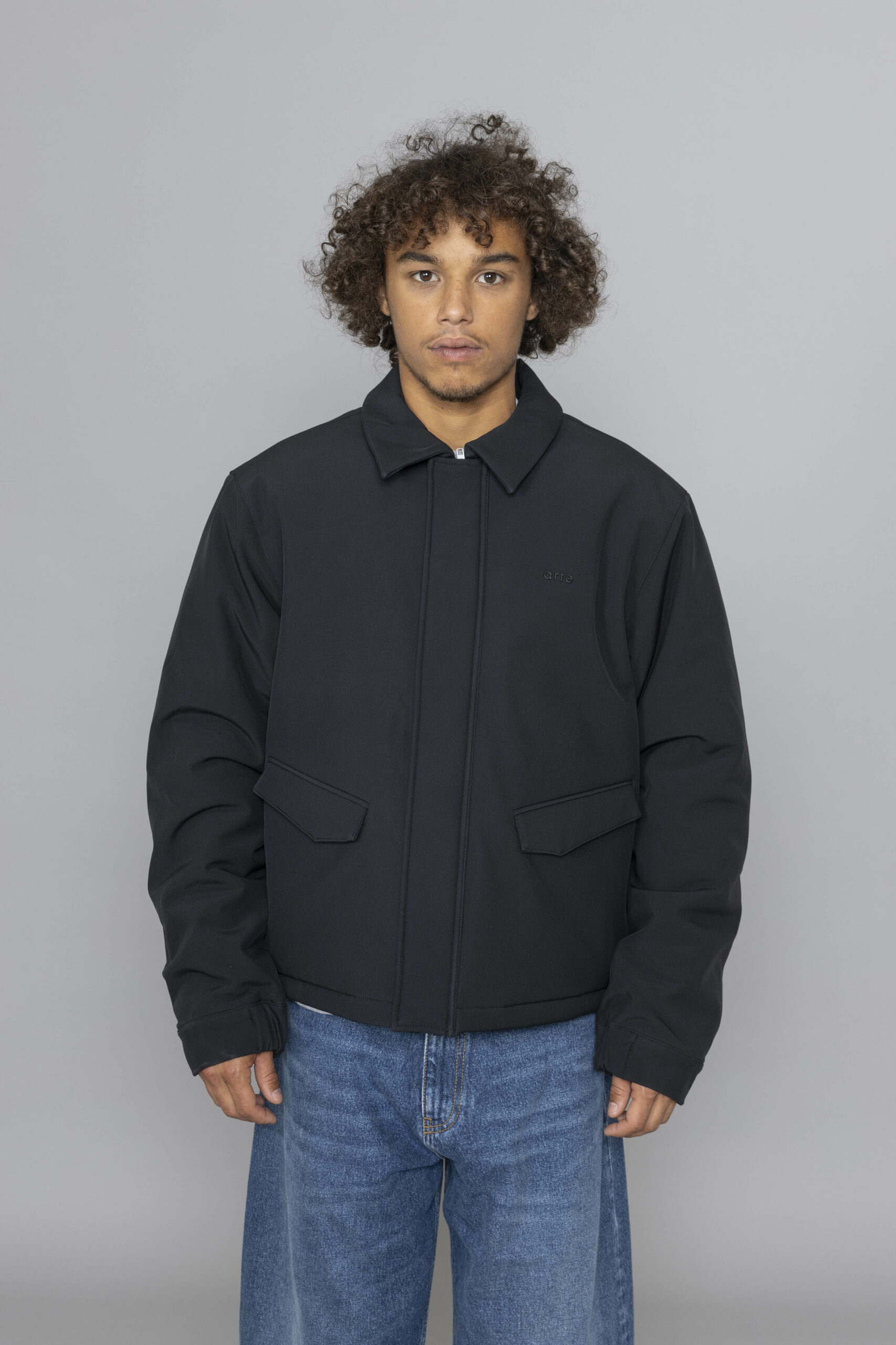 Arte Antwerp Nylon Jacket Black Centreville Store Brussels